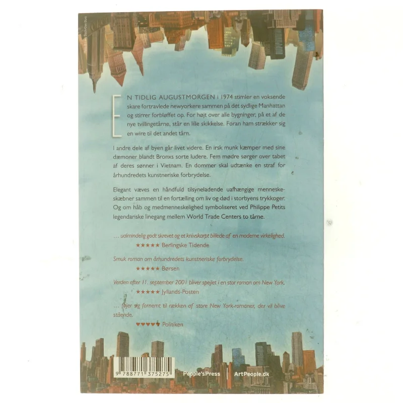 Lad kun verden tumle sig : roman af Colum McCann (Bog)