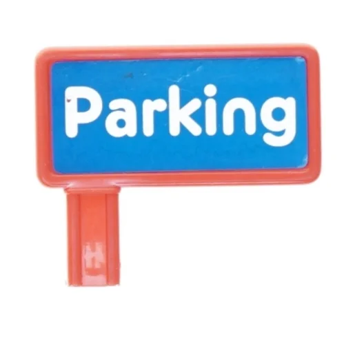 Legetøj skilt PARKING (str. 10 x 8 cm)