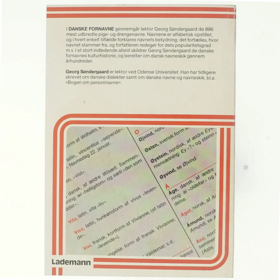 Danske Fornavne af Georg Søndergaard