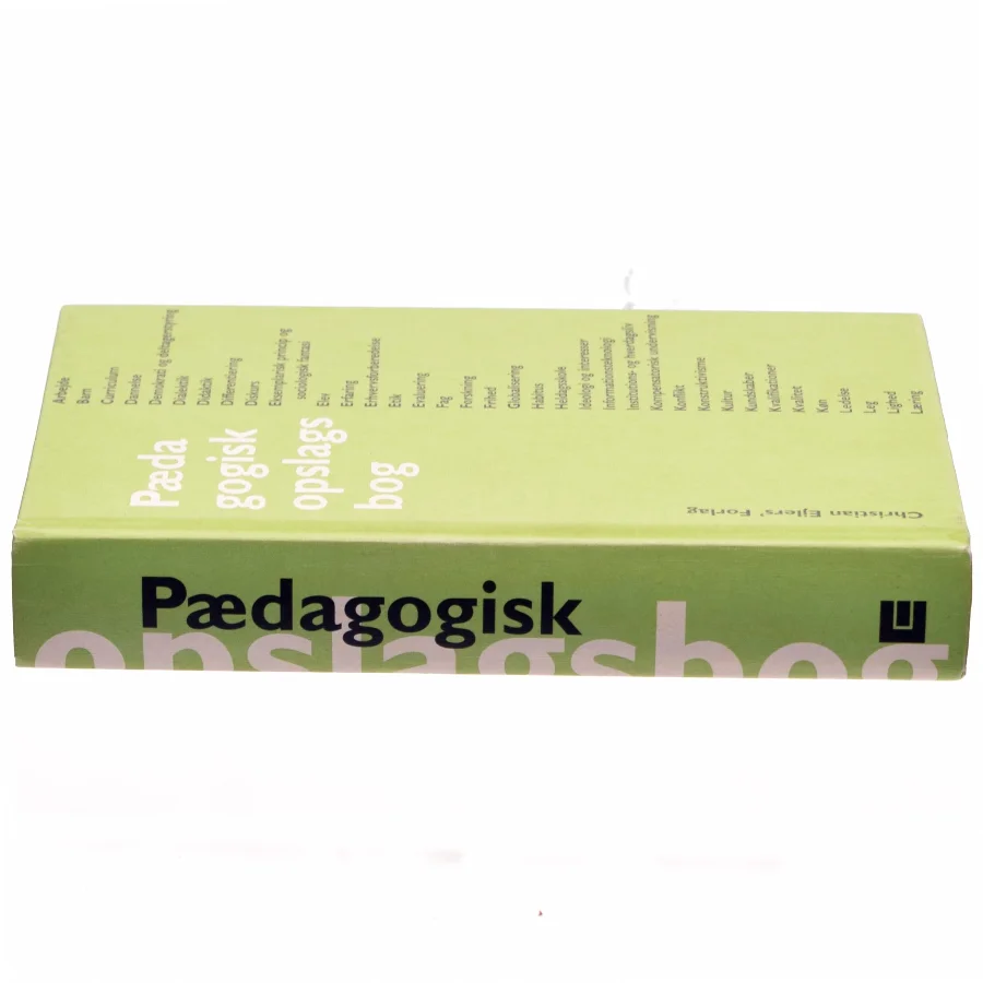 Pædagogisk opslagsbog : alfabetisk ordnet (Bog)