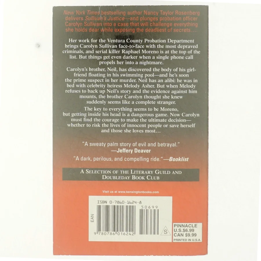 Sullivan's justice af Nancy Taylor Rosenberg (Bog)