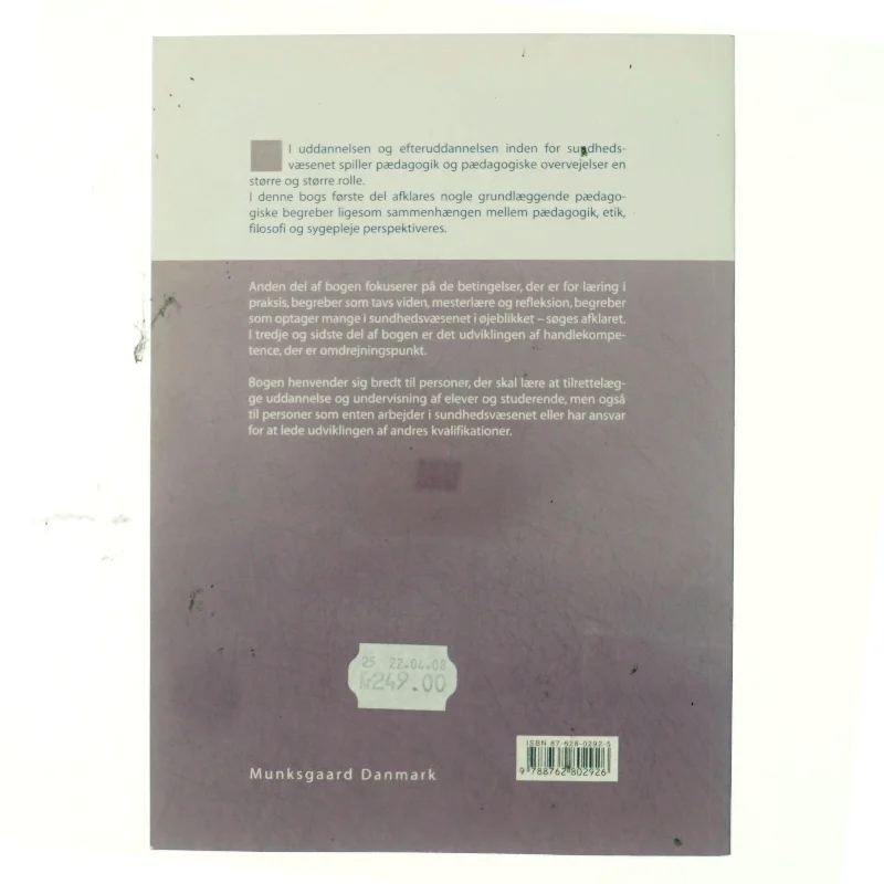 Læring i sundhedsvæsenet (Bog)