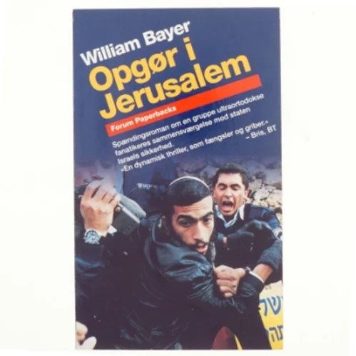 Opgør i Jerusalem : spændingsroman af William Bayer (Bog)