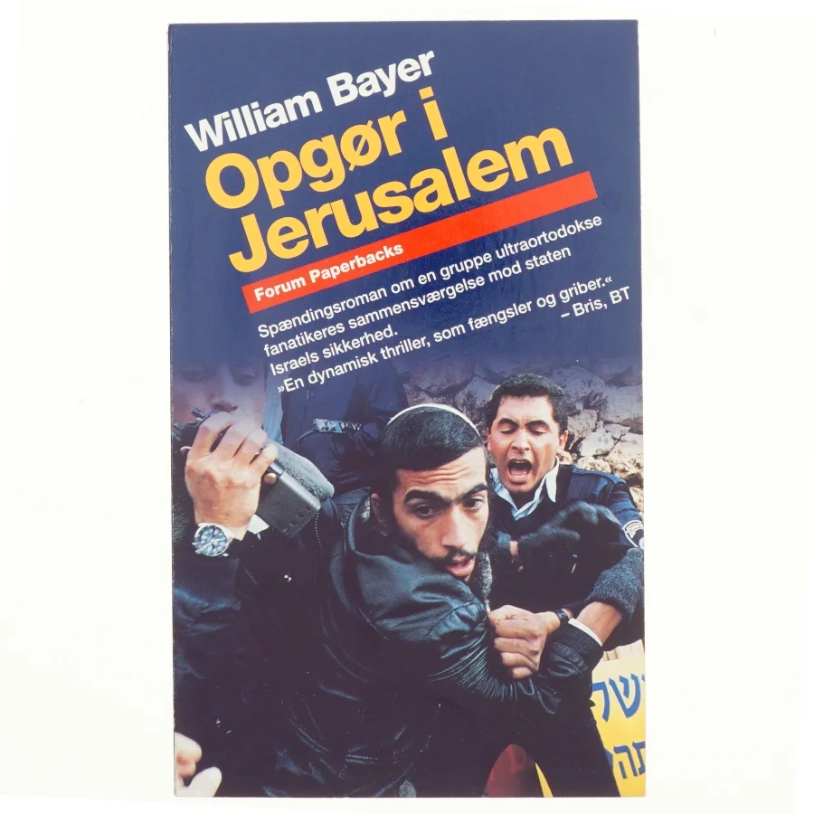 Opgør i Jerusalem : spændingsroman af William Bayer (Bog)