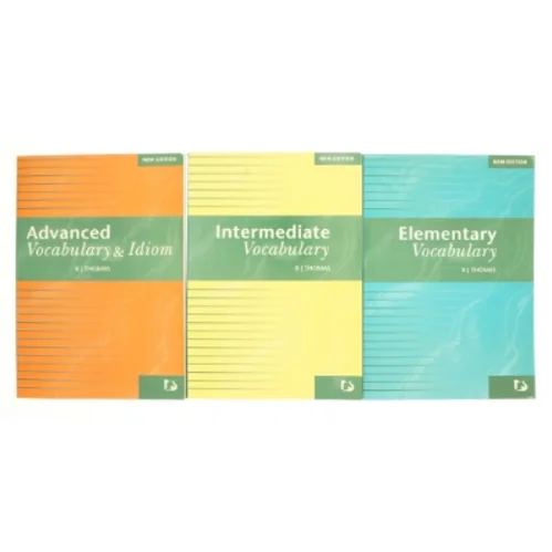 3 bøger om ordforråd af B.J. Thomas (Bog)