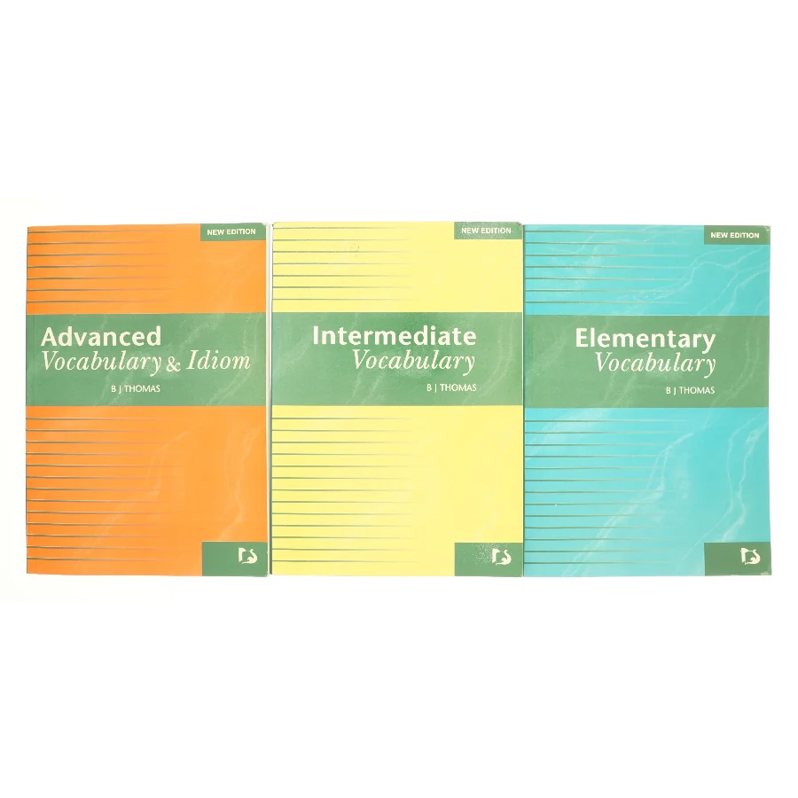 3 bøger om ordforråd af B.J. Thomas (Bog)