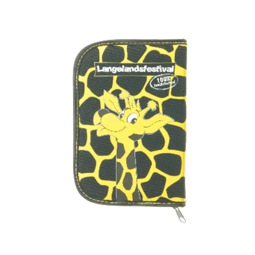 Penalhus med farveblyanter fra Langelandsfestival (str. 19x13x2,5 cm)