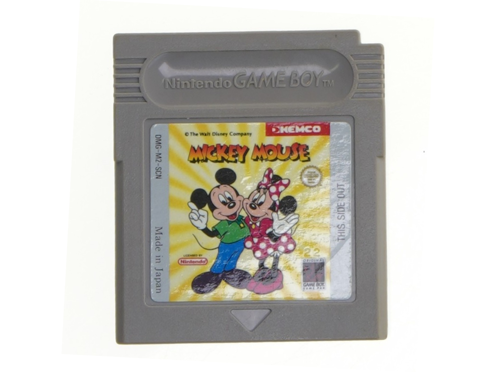 Game Boy spil - Mickey Mouse fra Nintendo (str. 6 cm)