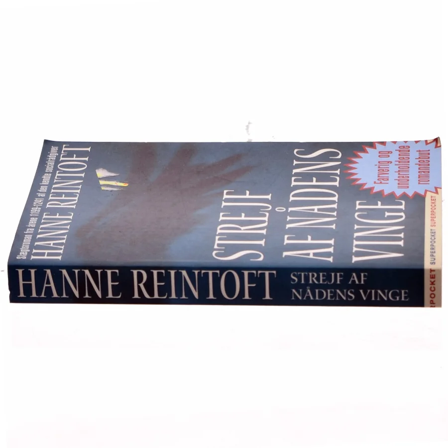 Strejf af nådens vinge : en slægtsroman fra årene 1199-1241 af Hanne Reintoft (Bog)