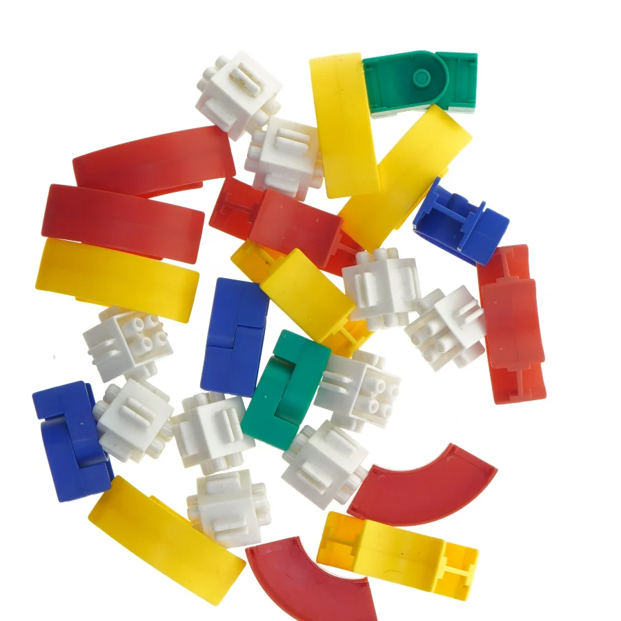 Construct-O-Blocks, Legetøjs byggesæt (str. 12x18x12 cm)