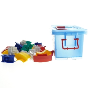 Construct-O-Blocks, Legetøjs byggesæt (str. 12x18x12 cm)