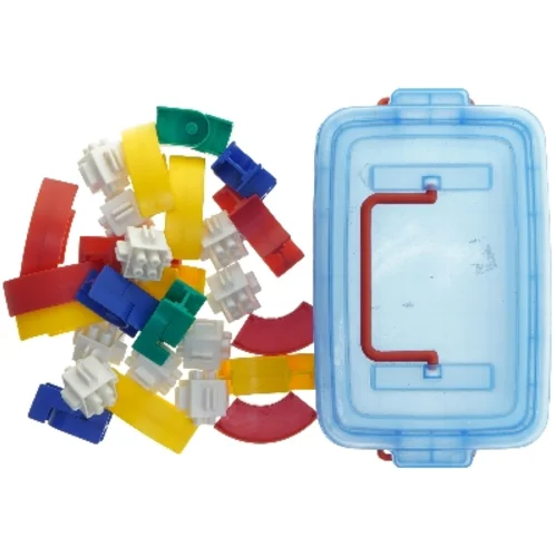 Construct-O-Blocks, Legetøjs byggesæt (str. 12x18x12 cm)