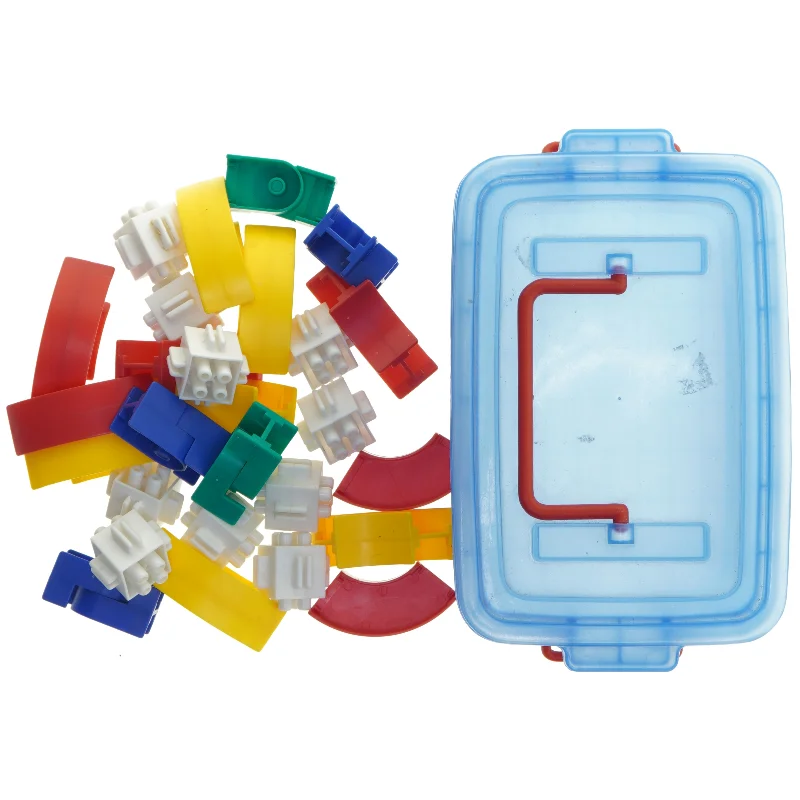 Construct-O-Blocks, Legetøjs byggesæt (str. 12x18x12 cm)