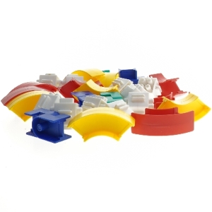 Construct-O-Blocks, Legetøjs byggesæt (str. 12x18x12 cm)