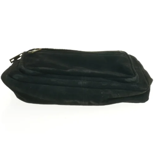 Sort bæltetaske i velour