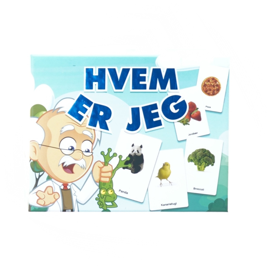 Hvem er jeg spil fra Bog Og Idé (str. 17 x 13 cm)