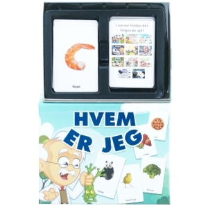 Hvem er jeg spil fra Bog Og Idé (str. 17 x 13 cm)