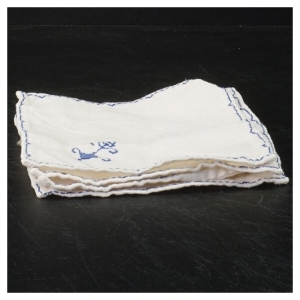 Broderede stofservietter