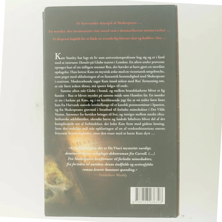 Shakespeares hemmelighed af Jennifer Lee Carrell (Bog)