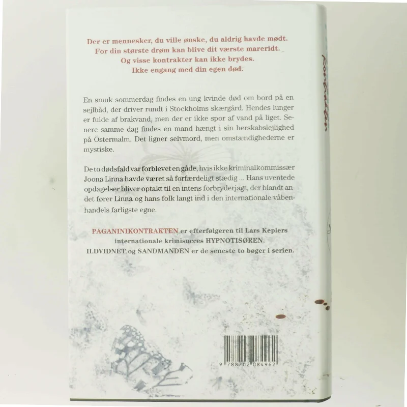 Paganinikontrakten : Kriminalroman (Danish Language) (Bog)