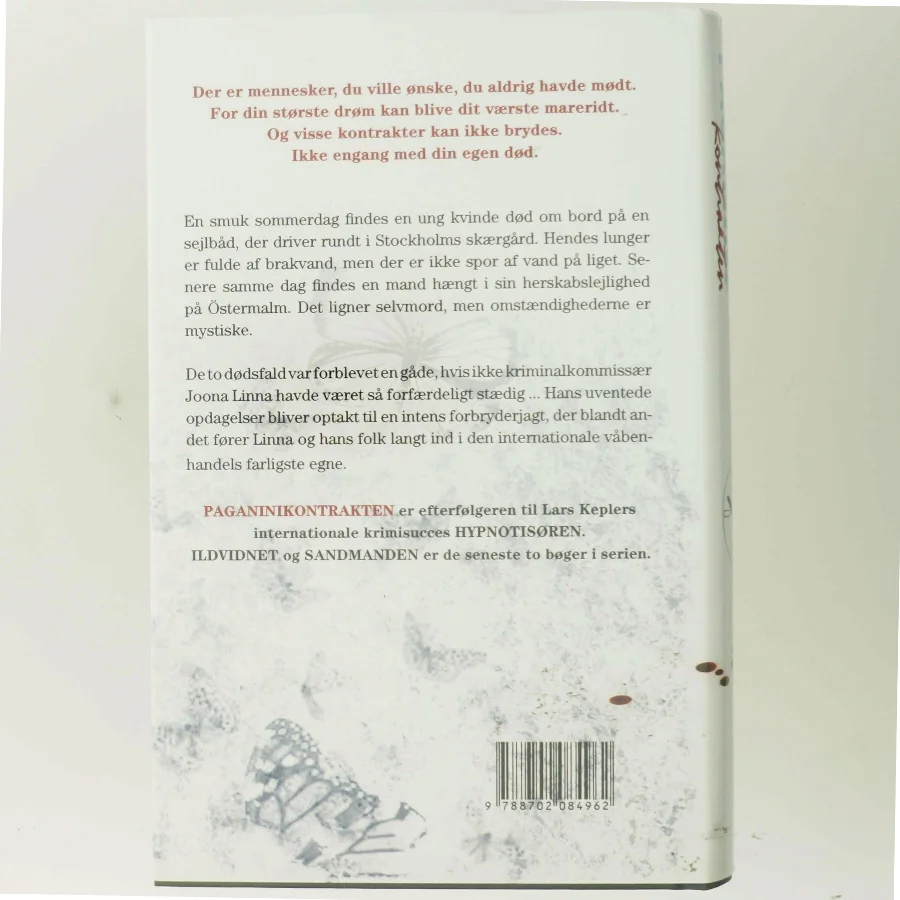 Paganinikontrakten : Kriminalroman (Danish Language) (Bog)