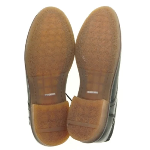 Sorte lædersko fra New Step (str. 41)