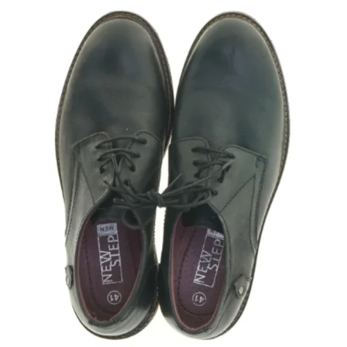 Sorte lædersko fra New Step (str. 41)