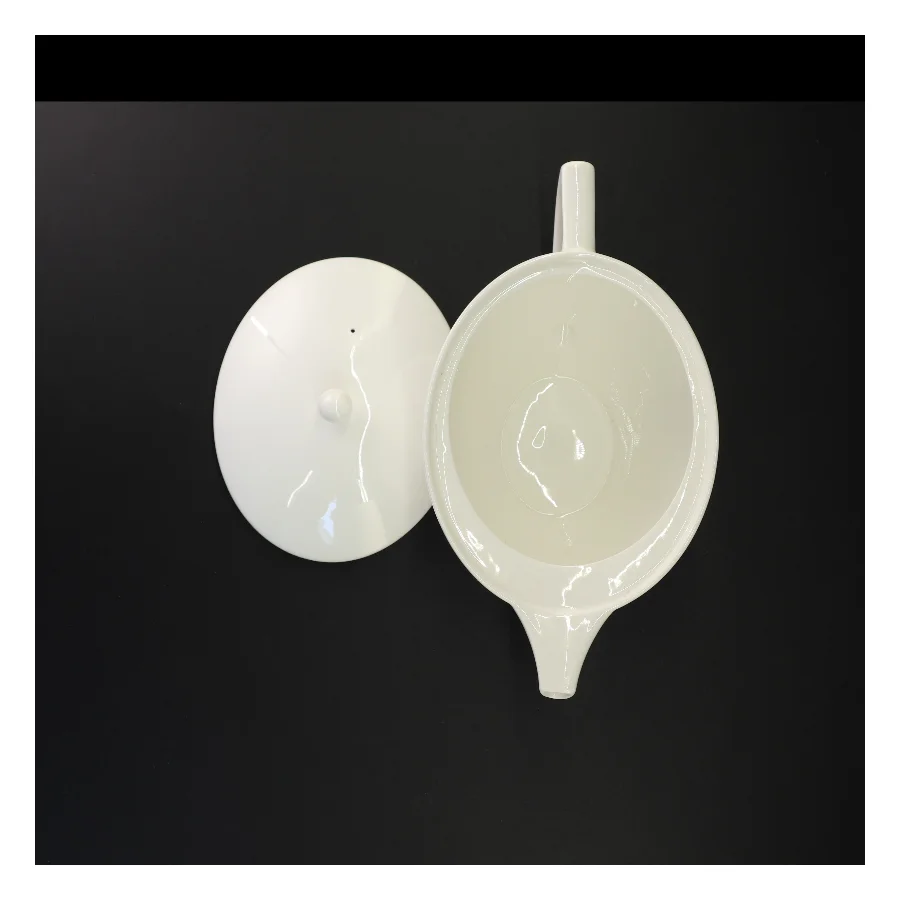 Hvid tekande med låg fra Jasper Conran (str. 27 x 14 cm)