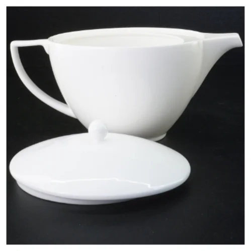 Hvid tekande med låg fra Jasper Conran (str. 27 x 14 cm)