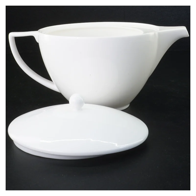 Hvid tekande med låg fra Jasper Conran (str. 27 x 14 cm)