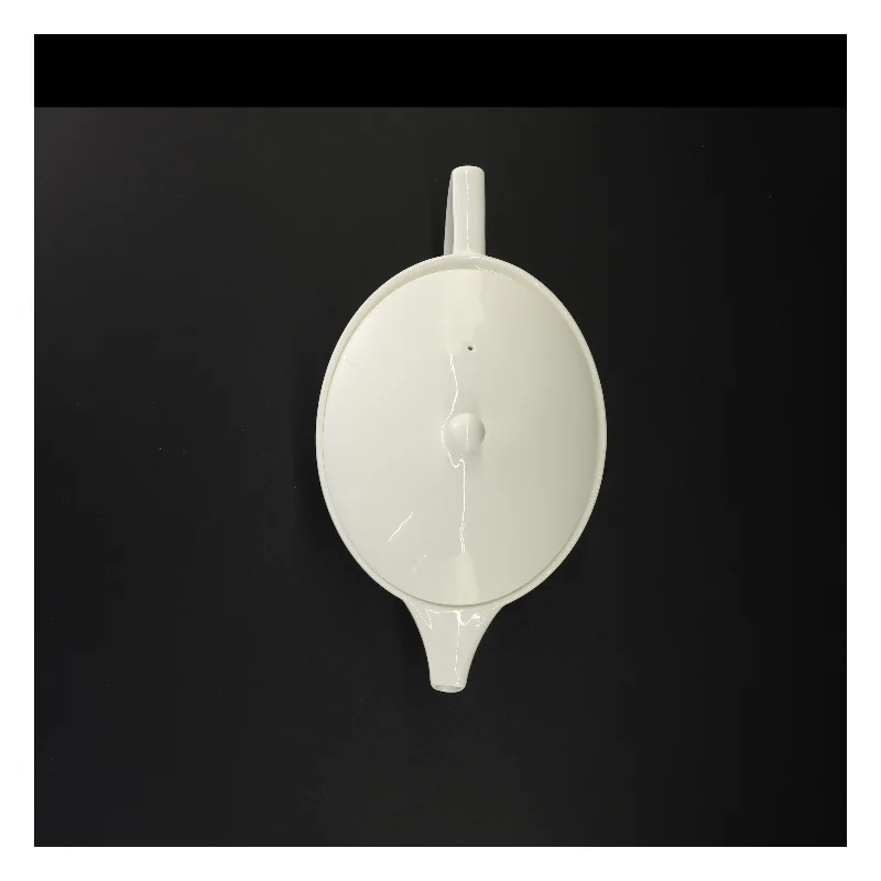 Hvid tekande med låg fra Jasper Conran (str. 27 x 14 cm)