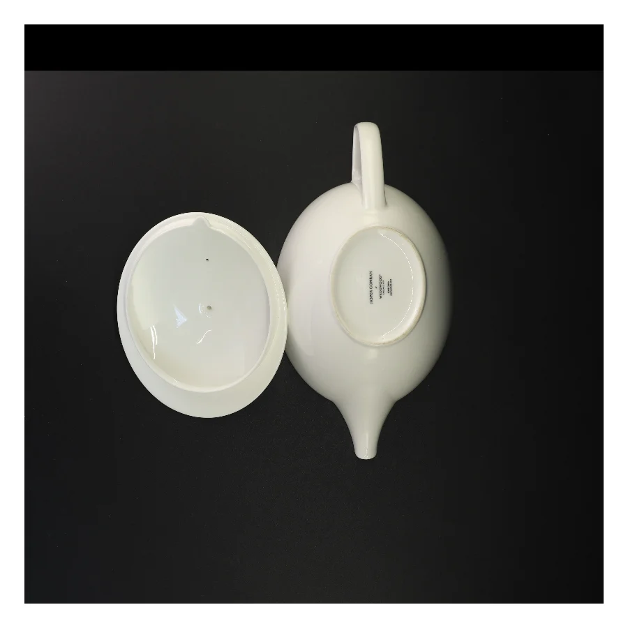 Hvid tekande med låg fra Jasper Conran (str. 27 x 14 cm)