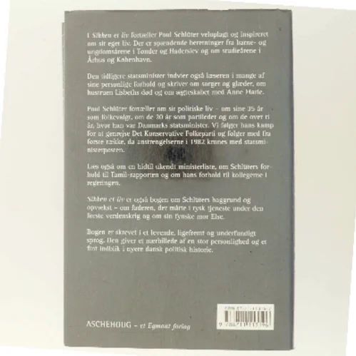 Sikken et liv af Poul Schlüter (Bog)