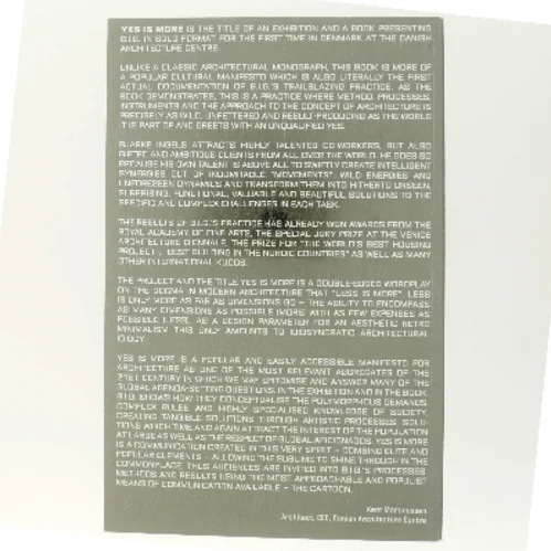 Yes is More af BIG - Bjarke Ingels Group (Bog)