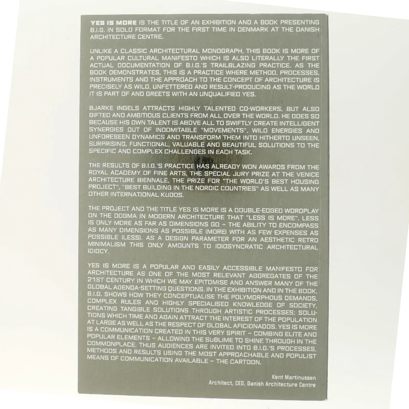 Yes is More af BIG - Bjarke Ingels Group (Bog)