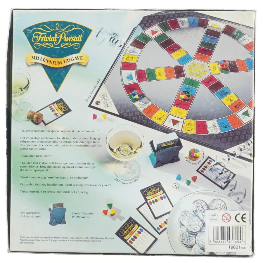 Trivial Pursuit Millennium Udgave – 1.800 spørgsmål (Dansk)