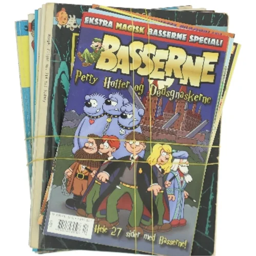 16 tegneserier/blade sælges – Tintin, Lucky Luke, Garfield, Basserne og flere