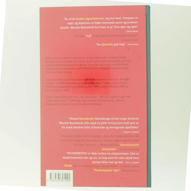 Hundehoved - Morten Ramsland (Bog)