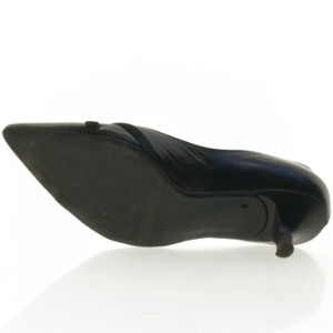 Sorte læderpumps fra Peter Kaiser (str. 5,5)