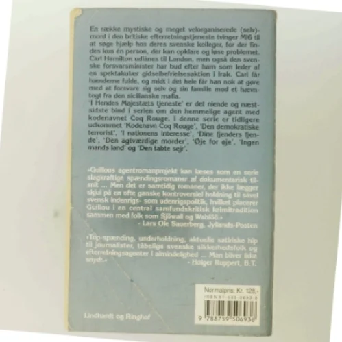 I Hendes Majestæts tjeneste af Jan Guillou (Bog)