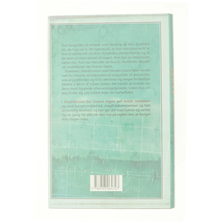 Analfabeten der kunne regne af Jonas Jonasson (Bog)