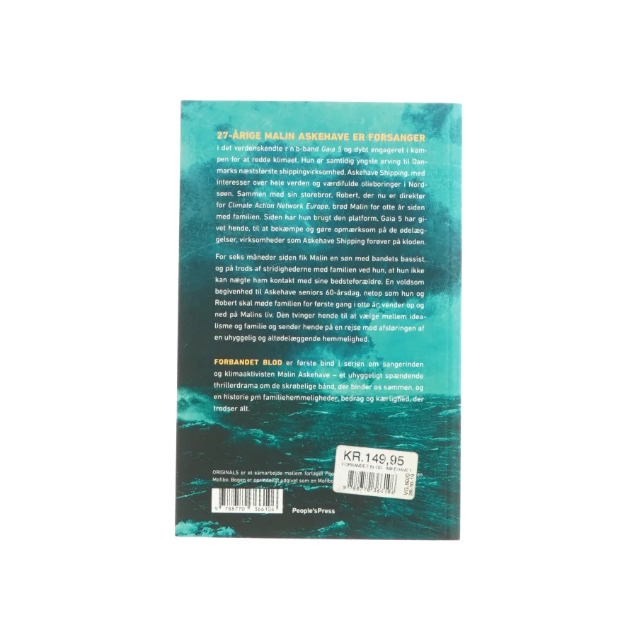 Forbandet blod af Jakob Melander (Bog)