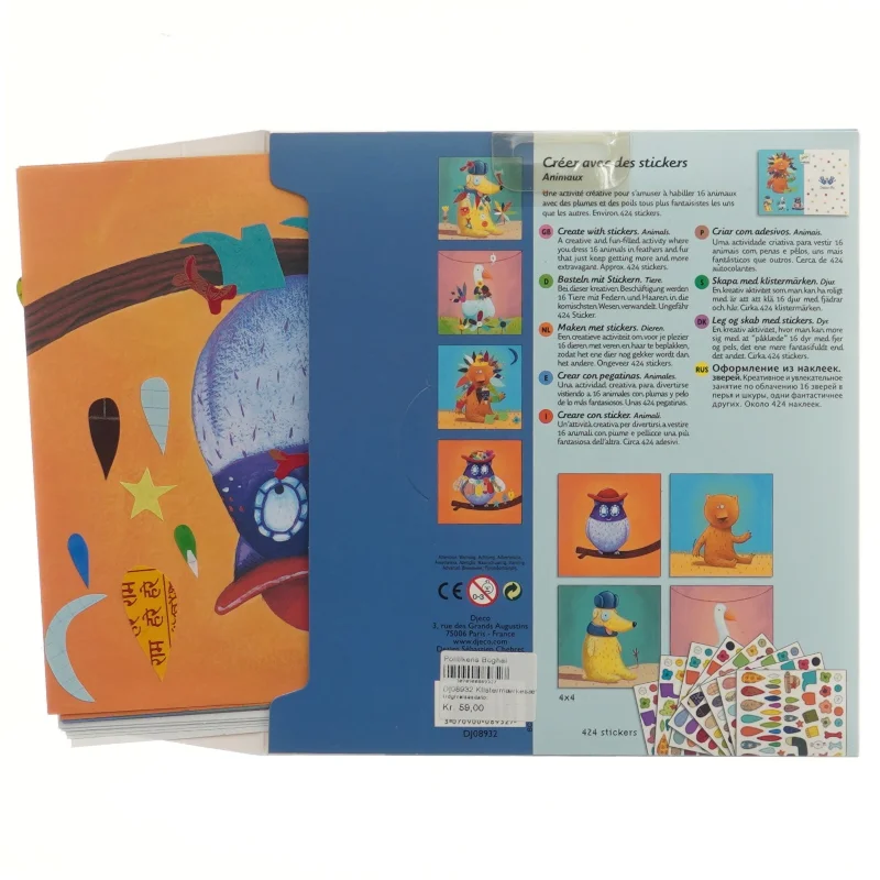 Klistermærkesæt fra Djeco