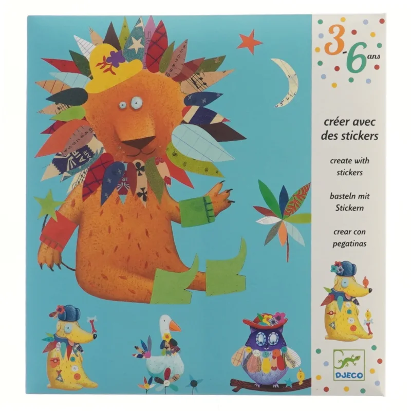 Klistermærkesæt fra Djeco