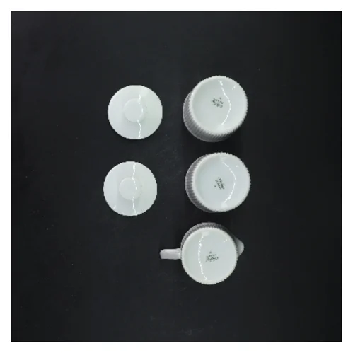 Sukkerskåle med låg + flødekande - Arzberg - 8 cm