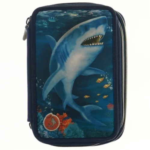 3-rums Penalhus med hajmotiv og LED