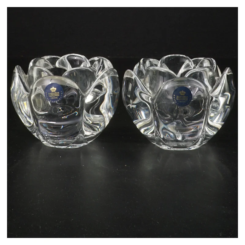 2 fyrfadslysestager Royal Copenhagen - Ø 10 cm