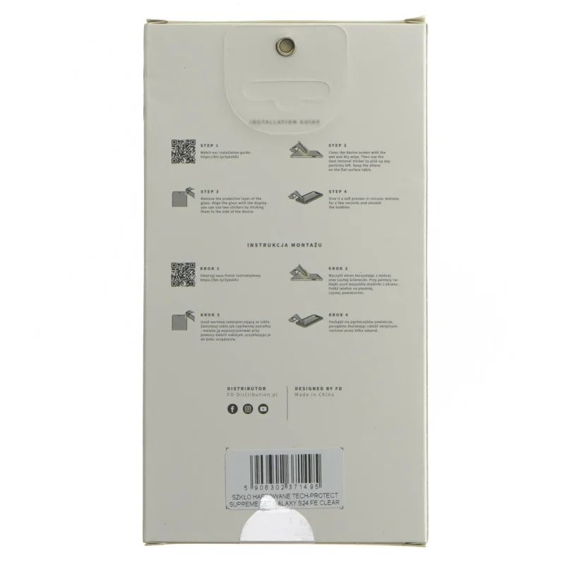 Galaxy S24FE - skærmbeskyttelse fra Tech-Protect