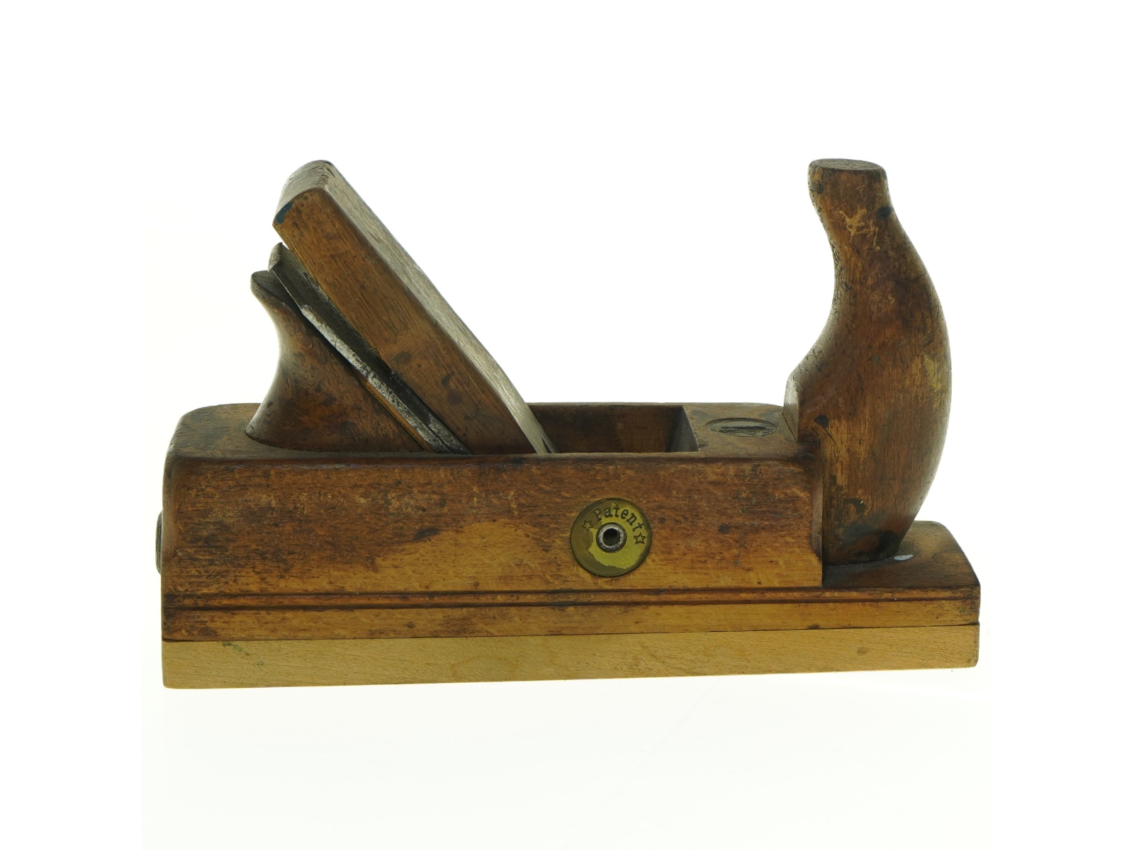 Gammel træhøvl (str. 22 x 6 cm)