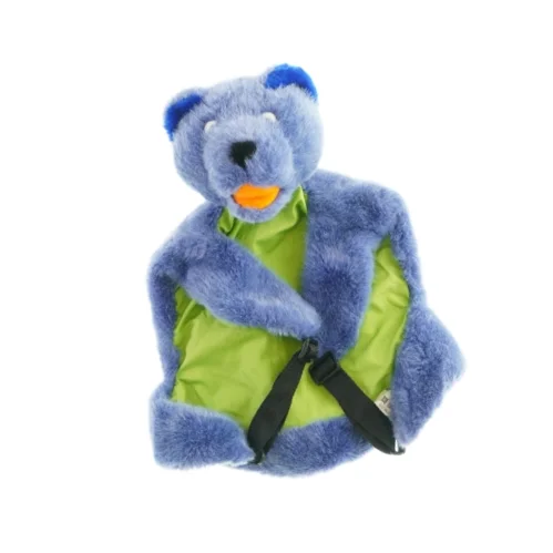 Bamse taske med lynlås i ryggen